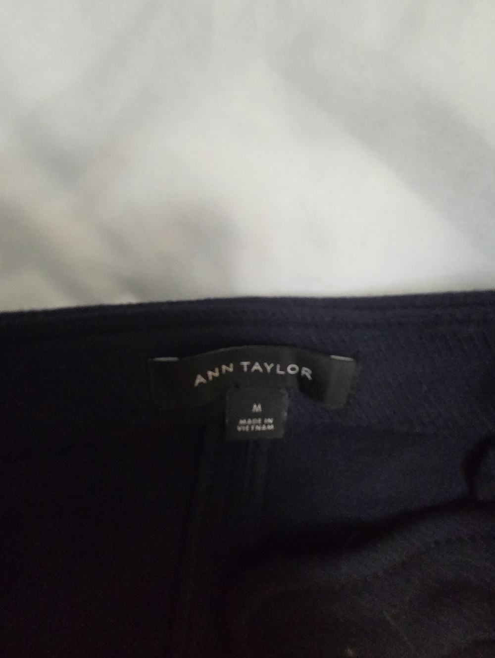 Navy Blue Cropped Bomber Jacket - Picture 5 of 9